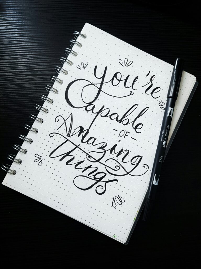 You're capable of amazing things